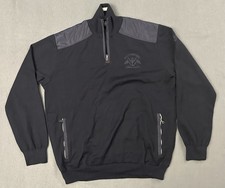 Paul  Shark Black 100 Wool Long Sleeve Pullover Jumper Mens XL