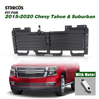 Radiator Shutter Grille For 2015-2020 Chevrolet Tahoe Suburban W/ Motor 84378163