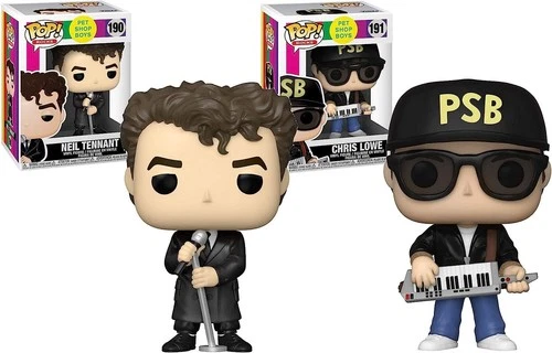 Funko Pop Rocks Pet Shop Boys Neil Tennant #190 & Chris Lowe #191 FULL SET NEW