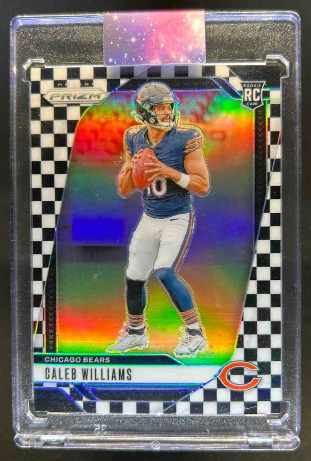 2024 Prizm Caleb Williams RC Black and White Checker #301 Bears