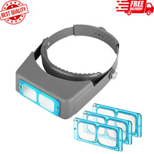 Optivisor Headband Magnifier Magnifying Glasses Close Work Headset Magnifying