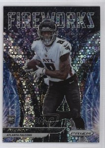 2021 Panini Prizm Fireworks No Huddle Prizm Kyle Pitts #F-13 Rookie RC