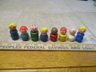 VTG Lot Fisher Price Little People Wood Plastic Figures Girls Boys J91