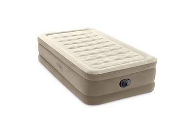Intex Twin Ultra Plush Luftbett mit Fiber-Tech 99x191x46 cm eingebaute Pumpe