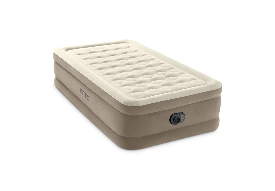 Intex Twin Ultra Plush Luftbett mit Fiber-Tech 99x191x46 cm eingebaute Pumpe - Bild 1 von 1