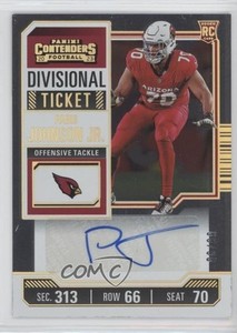 2023 Panini Contenders Divisional Ticket /99 Paris Johnson Jr Rookie Auto RC