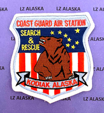 U.S. COAST GUARD AIR STATION KODIAK ALASKA PATCH (CG1) SEARCH & RESCUE