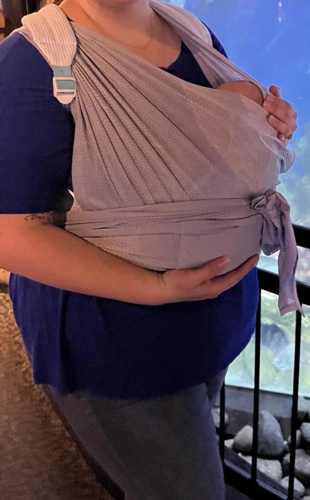 NEW Konny Baby Carrier Flex Beige ~Size M-4XL $70 Retail