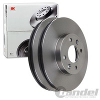2X NK Bremsscheiben 262Mm BelÜFtet Vorne Passend FÜR Renault Laguna Megane