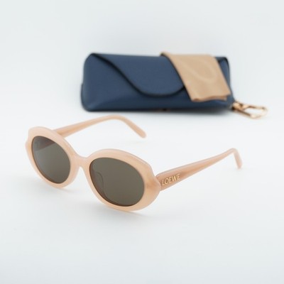 Loewe LW40147F 72E Pink/Brown 55-20-140 Sunglasses New Authentic