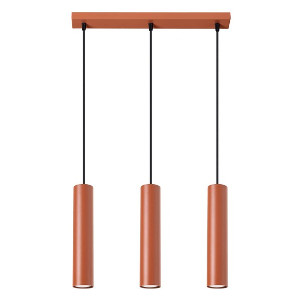 HäNgelampe Esszimmer Stahl Ocker GU10 Esstisch Lang 45 Cm Pendelleuchte BüRo-image