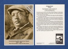 #55 RUBE FOSTER, Negro League HOF ~ 1933 GIANT-size All-Star | 1983 Marketcom