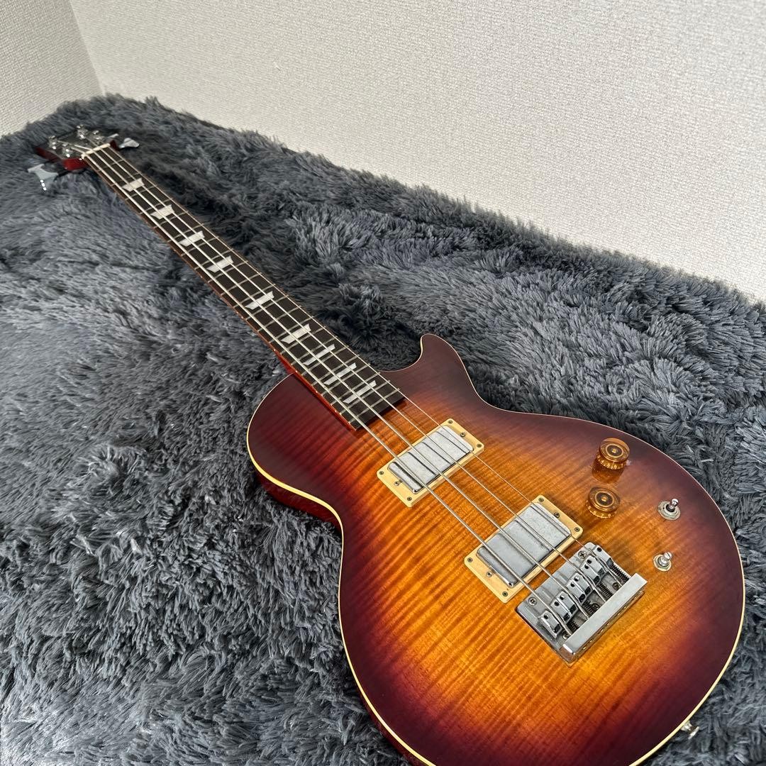 EDWARDS Les Paul Bass エレキベース サンバースト Edwards Les Paul Bass Sunburst Electric Bass Guitar Used Shipping