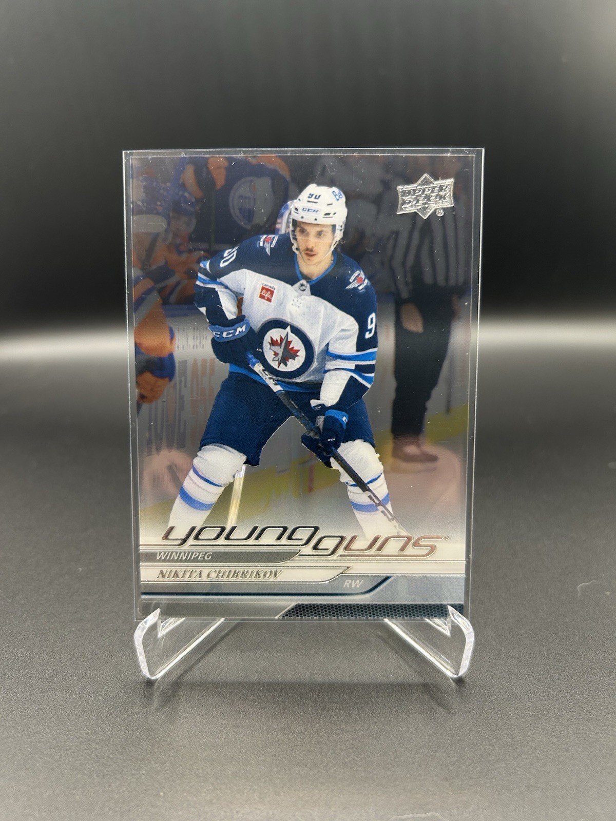 2024 UPPER DECK #245 NIKITA CHIBRIKOV CLEAR CUT YOUNG GUNS RC ROOKIE