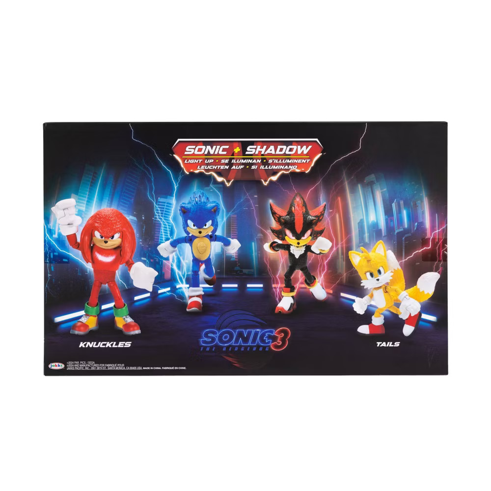 Sonic the Hedgehog 3 5" Action Figure Set - 4pk: Superheroes &