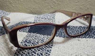 Specsavers Aurora 13 Eyeglass Frames Full Rim 52-17-135 Burgundy Cream Acetate 