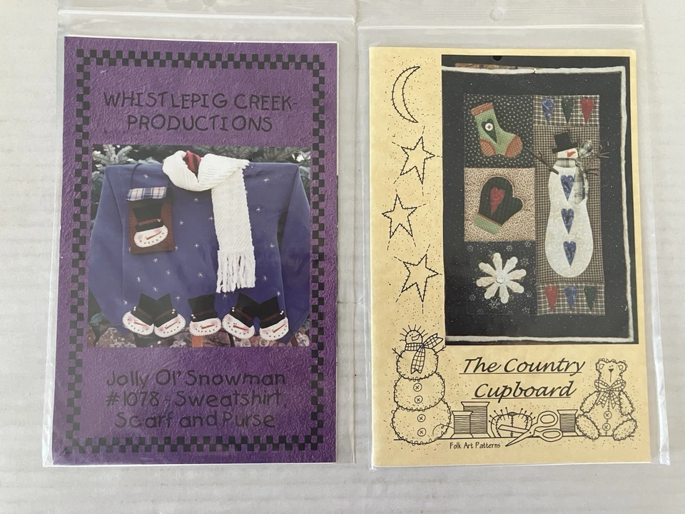 Lote 25 varios kits de patrones de tejido de arte popular apliques artesanales de punto de cruz Foto 4 de 4