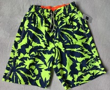 GAP GapKids NWT Tropical Print Swim Trunks Shorts / size S 6-7 years Very Soft