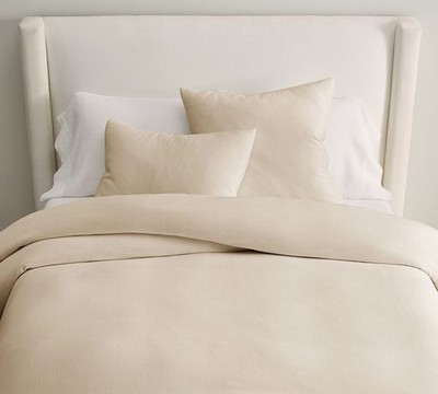 Pottery Barn Cozy Cloud Duvet Cover Full/Queen W/ 2 Sham , Choose Color