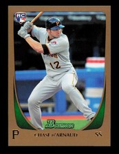 2011 Bowman Draft Picks & Prospects #28 Chase d'Arnaud Gold Rookie Pirates