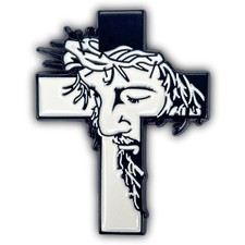 Enamel Pins, Jesus Pin, Christ  Cross Pins for Backpacks, Christian Crucifix Re