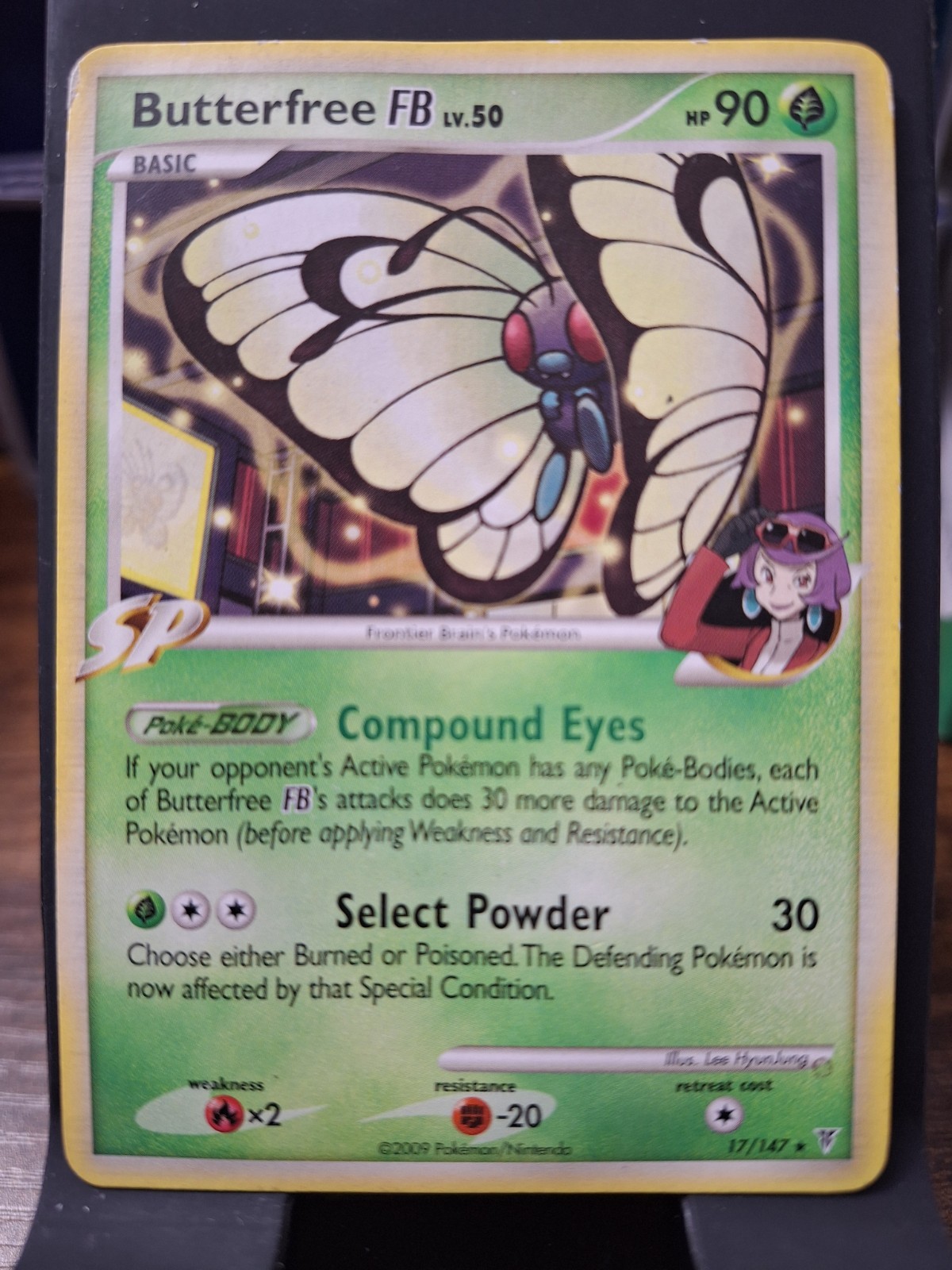 Butterfree FB 17/147 Supreme Victors Regular Rare Pokemon 2009 MP
