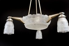 lampadario antico art deco plafoniera 1920/30 revisionato