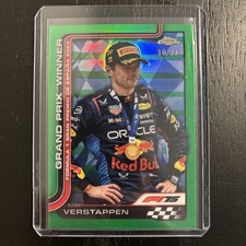 MAX VERSTAPPEN 2025 Topps Chrome Formula 1 #/99  Green Refractor #102 F1  