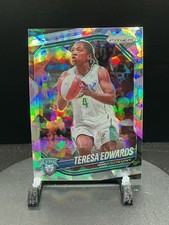 2025 Panini Prizm WNBA RARE CRACKED ICE #126 Teresa Edwards, Minnesota Lynx