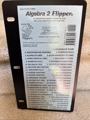 Algebra Flipper 2 by Jay Clark (2000,)