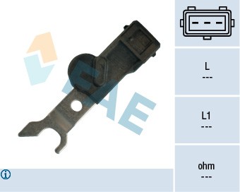 CRANKSHAFT POSITION SENSOR FAE 79166 P NEW OE REPLACEMENT - Picture 2 of 5