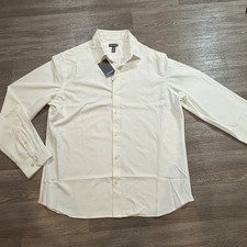 Van Heusen Performance Slim Fit Dress Shirt White Ultra Stretch XL VSP25VST