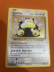 Snorlax XY179 XY Black Star Promo Holo