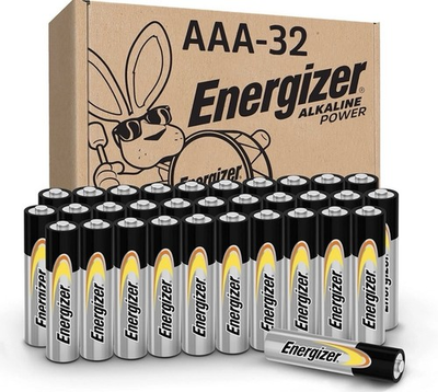 #ad Energizer Alkaline Power AAA Batteries 32 Pack Long Lasting Triple a Batterie $16.99