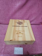 Monfortino 2010 Giacomo Conterno cassa di legno vuota da 3 bottiglie 