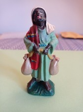 BEDUINO, pastore -  STATUINA PRESEPE IN PLASTICA CAVA VECCHIA PRODUZIONE 