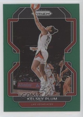 2022 Panini Prizm WNBA Green Prizm Kelsey Plum #68 5cb