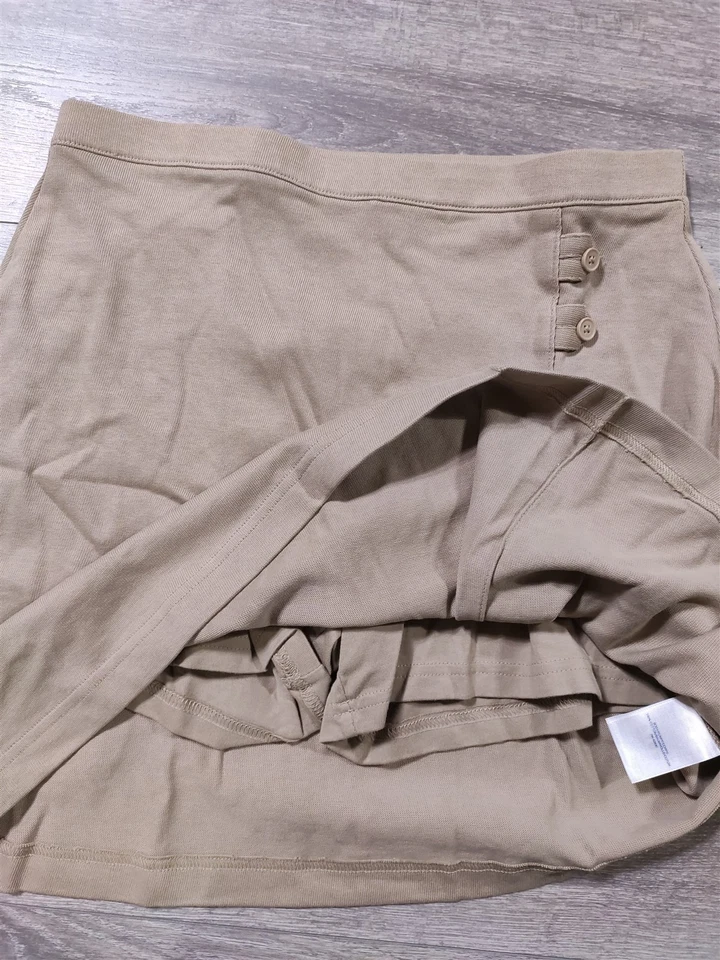 Falda Lands End Niñas Talla 16 Caqui Beige Uniforme Escolar Tejido Parte Inferior Niños Foto 4 de 4