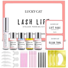 2024 Upgraded Lash Lift Kit, Professional Semi-Permanent Curling Eyelash Perm...