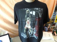 Vintage 90s Dennis Rodman Chicago Bulls Tee Size XL Rap T Shirt 1997