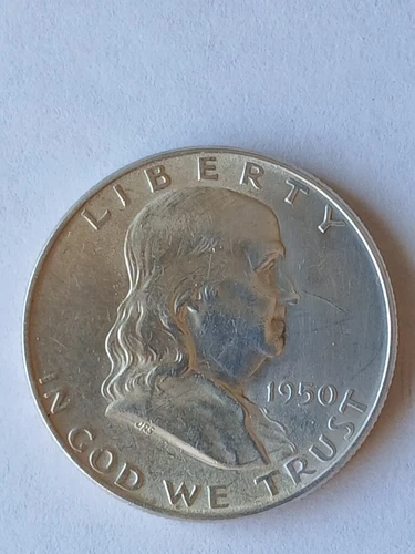 FRANKLIN HALF DOLLAR, 1950D, BU