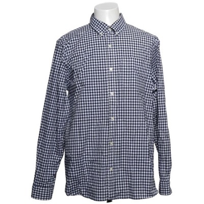 Gap, Hemd, Größe: XL, Blau/Weiß, Baumwolle/Elasthan, Karo, Herren #tHr