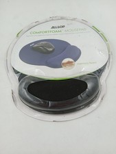 Allsop ComfortFoam Mouse Pad Wrist Rest Black Memory Foam Non-Slip Ergonomic