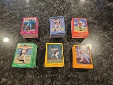 1988 Score Baseball Cards.  490+ Assorted Cards, Good Condition.