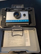 Vintage Polaroid Automatic 210 Land Camera with Case and Manual