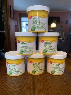 Lot Of 6 Alba Botanica Acne dote Anti-Pimple Pads Skin Care Plant 8/25 Sealed