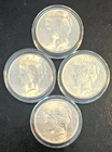 Gorgeous Set 1922 1923 1924 1925 Peace Dollars UNC/GEM BU Great Collector Lot!!!