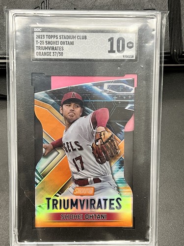 2023 Stadium Club Triumvirates #T-27 Shohei Ohtani Angels