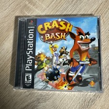 Crash Bash PlayStation CASE ONLY Black Label Manual Included NO DISC