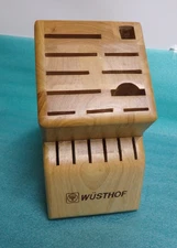 WUSTHOF used 17-slot knife block  2267-100